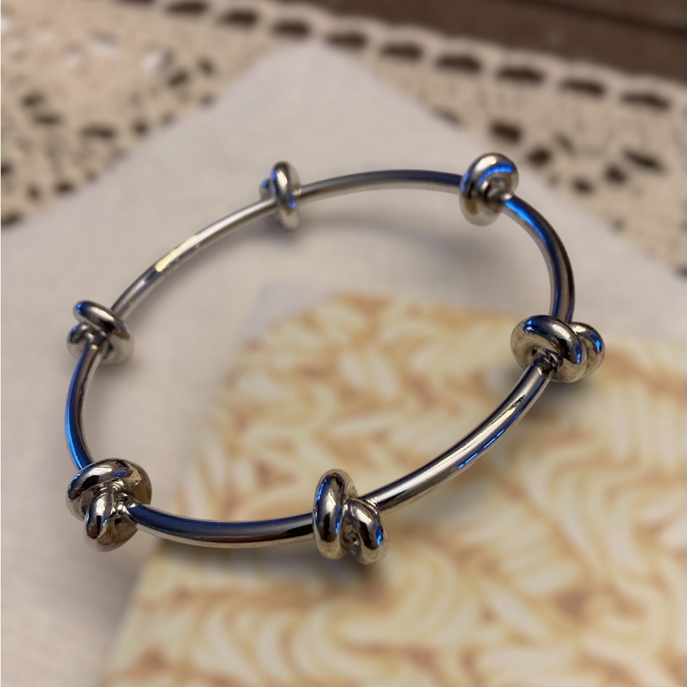 CC Skye Love Me Knot Bangle Bracelet